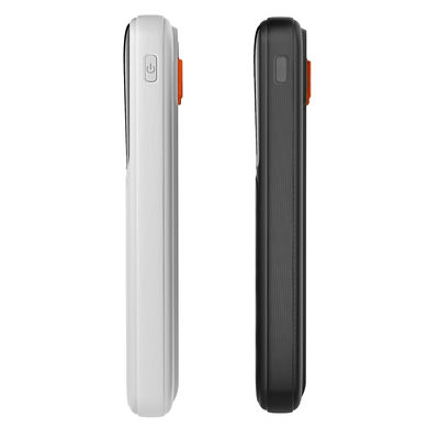 قیمت خوب 10000mAh بانک برق پلاستیکی PD با شاخص LED شارژ سریع جهانی آنلاین