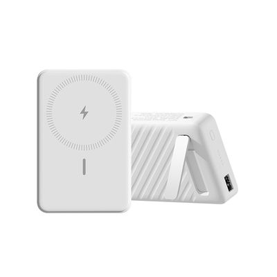 قیمت خوب بانک برق مغناطیسی سفید 10000mAh شارژر مغناطیسی قابل حمل آنلاین