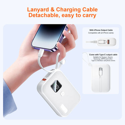 قیمت خوب آسان حمل مینی پاور بانک سبک 10000mah پاور بانک با PD22.5W خروجی آنلاین