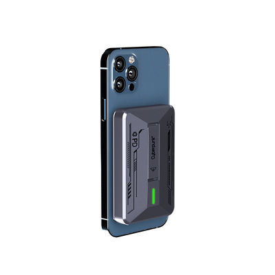 قیمت خوب CE شارژر بی سیم مغناطیسی قابل تاشو 5000mAh Magnet Power Bank Type C Output آنلاین