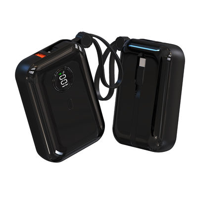 قیمت خوب ضد آتش ABS PC Universal 10000mah Power Bank با کابل های داخلی آنلاین