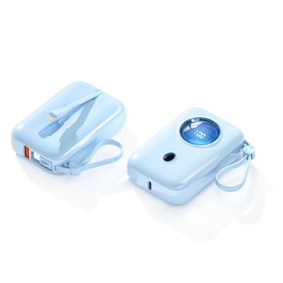 قیمت خوب 10000mAh مینی پاور بانک سبک با نوع C ورودی PD22.5W آنلاین