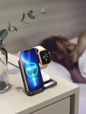 150g Type C شارژر بی سیم شارژ سریع برای دستگاه های متعدد 2-8mm فاصله شارژ