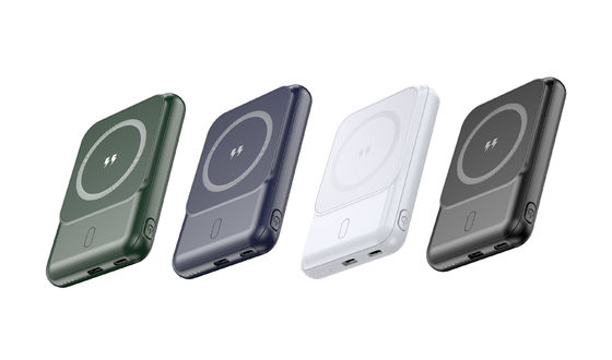 قیمت خوب بانک برق مغناطیسی Ultra Slim شارژ بی سیم 5V-3A خروجی آنلاین