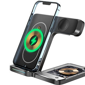 قیمت خوب نوع C ورودی شارژ سریع شارژ بی سیم 10W 7.5W 5W برای آیفون Apple Watch Air Pods آنلاین