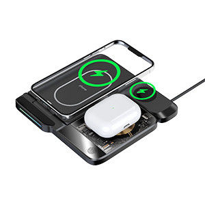 قیمت خوب ODM OEM Powerbank شارژر بی سیم 110-205KHz فرکانس شارژ 2-8mm فاصله شارژ آنلاین