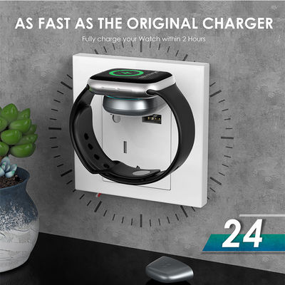 بانک برق لیتیوم پلاستیکی نوع C اتصال 1000mAh ظرفیت برای ساعت هوشمند