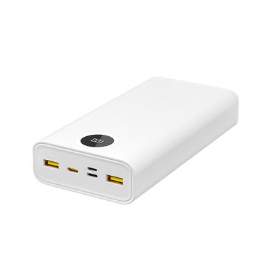 قیمت خوب بانک برق سفید ظرفیت بزرگ 22.5W PD خروجی با حفاظت از ایمنی LED نشانگر آنلاین