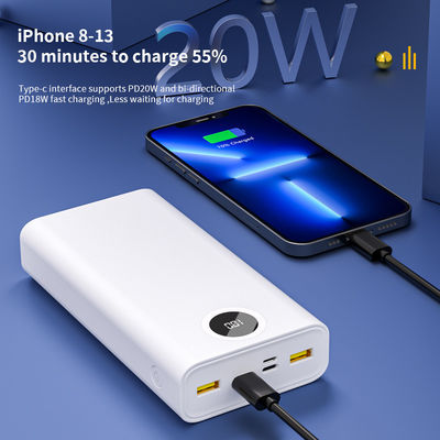 قیمت خوب آسان حمل بانک قدرت ظرفیت بزرگ 10000mAh PD20W ورودی 250g آنلاین