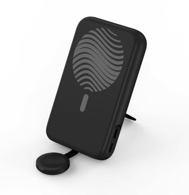 بانک برق مقناطیسی نوع C با ABS PC آلیاژ آلومینیوم بی سیم 5W تا 15W خروجی