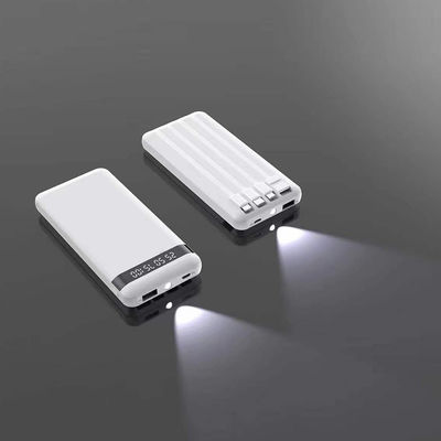 قیمت خوب سازگاری جهانی بانک برق بیرونی 10000mAh با کابل داخلی و خروجی برق آنلاین