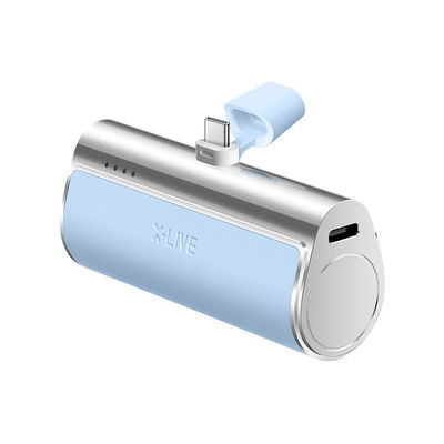 قیمت خوب مینی پاور بانک چرم 4500mAh 5V 2.1A خروجی هدیه پاور بانک برای پلگ دم آنلاین