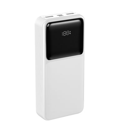قیمت خوب 20000mAh ساخت در کابل بانک برق بانک برق با کابل یکپارچه 5V / 3A آنلاین