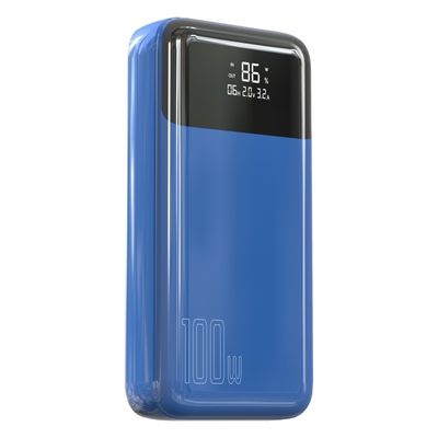 قیمت خوب 25000mAh لیتیوم پلیمر بانک برق USB شارژ با 65W نوع C1 30W نوع C2 خروجی آنلاین
