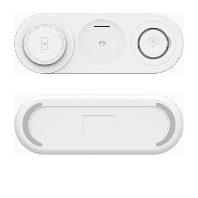 قیمت خوب شارژ 3 در 1 شارژر بی سیم نوع C ورودی چند رنگ طراحی کابل 1m برای دستگاه های متعدد آنلاین