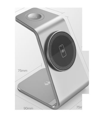 قیمت خوب بانک برق شارژر سریع نوع C مدل 15W خروجی تلفن 5W خروجی ساعت آنلاین