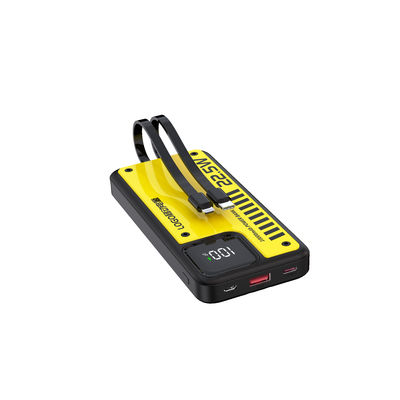 قیمت خوب 22.5W 10000mAh بانک برق قابل حمل با شارژ PD آنلاین